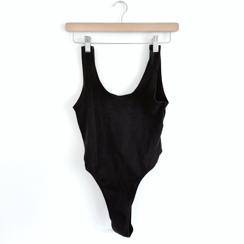 VINTAGE Women’s Canadian Made Black Bodysuit Size Medium